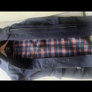 Brooks Brothers toggle coat, M in navy. Light use
